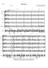 Windows for string orchestra – score and parts