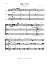 The Gypsy Tango for string trio – score & parts